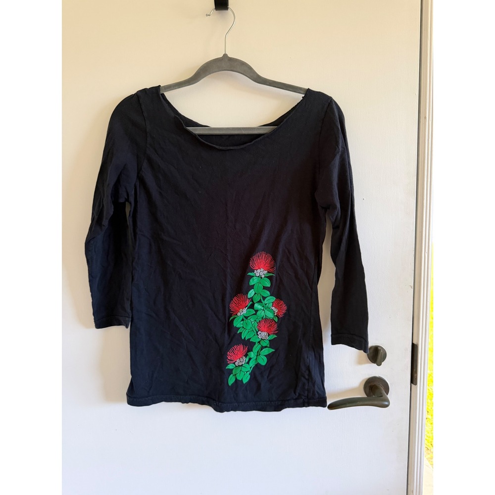 Ohia lehua print shirt Hawaii lole